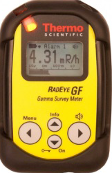 Detector pessoal de radiação de emergência