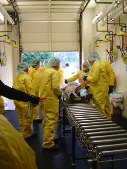 Instalação de descontaminação